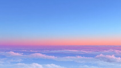 Obraz premium Pastel sky and clouds at dawn/dusk