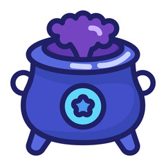 magic cauldron outline color