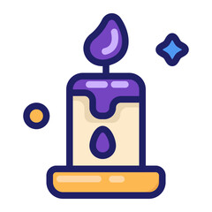 floating candle outline color
