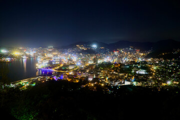 長崎の夜景・鍋冠山からの眺望（長崎県・長崎市）