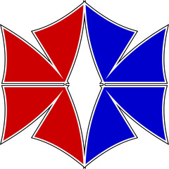 abstract background with colorful stripes