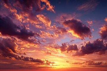Fototapeta premium Dramatic sunset cloudscape (4)