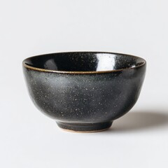 Dark speckled ceramic bowl (1)