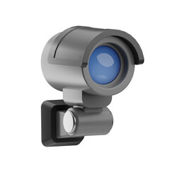 3D Illustration Security Camera