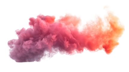 Realistic smoke element  mist effect element isolated on a transparent background