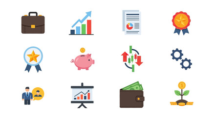 Brown Briefcase with Handle and Gold Clasp