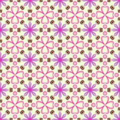 Floral patterns, decorative background, abstract image
