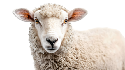 sheep isolated on a transparent background