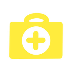 Obraz premium 救急医療バッグアイコン / First Aid Medical Bag Icon