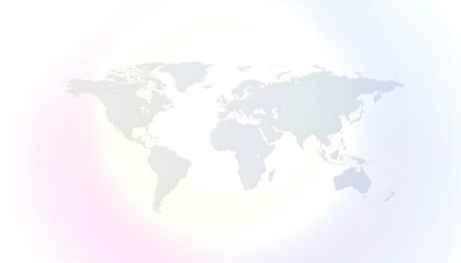 Fototapeta premium Soft Pastel World Map Background