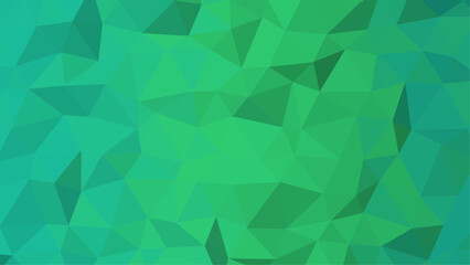 Fototapeta premium Green Abstract Geometric Polygon Background with Gradient Shades Perfect for Modern Design and Creative Projects