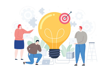 business man with idea