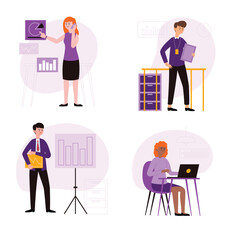 business people icons