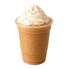 Delicious creamy coffee beverage.