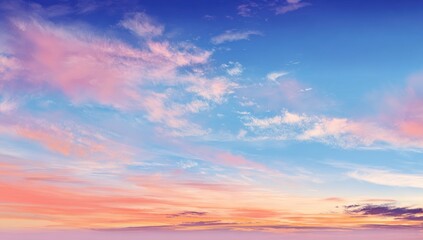 Obraz premium Colorful sunset cloudscape