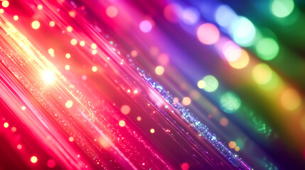 Obraz premium Abstract Rainbow Color Light Background.