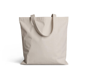 Blank canvas tote bag mockup, Transparency background with shadow