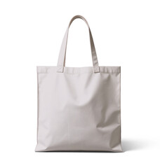Blank canvas tote bag mockup, Transparency background with shadow