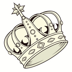 vector illustration of a pirate ship