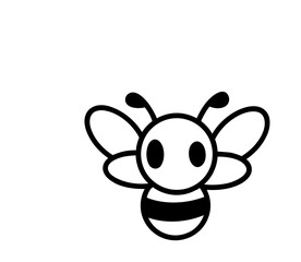Cute Bee Smiling