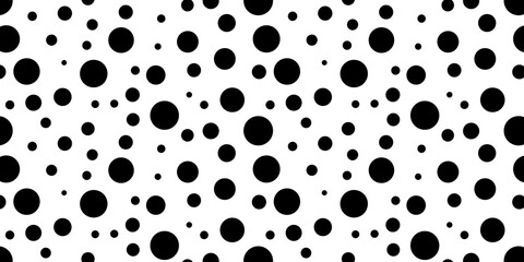 black and white background. Abstract polkadot background 