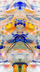 Abstract art background . Hand painting artwork on canvas .