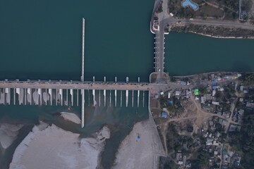 Gandak Barrage, Valmikinagar, India-Nepal Border, Bihar