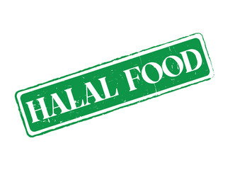 Halal Food Rubber Stamp Seal for Food Certification