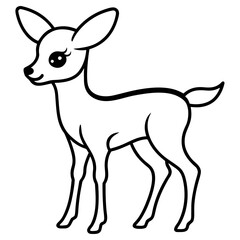 silhouette of a deer