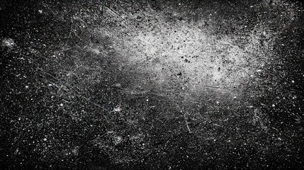 Obraz premium Abstract Dark Background with Scattered White Particles
