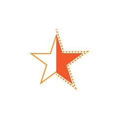 Obraz premium Star icon Template vector illustration design