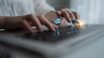 Technical layout of electric vehicle showing battery system, power control, traction motor,...