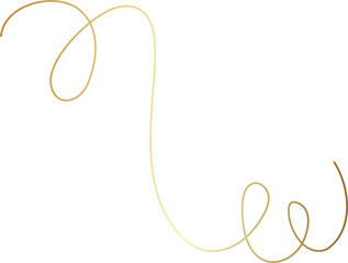 Spiral and swirl golden line icon. Design decoration