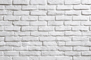 Fototapeta premium White brick wall texture (3)