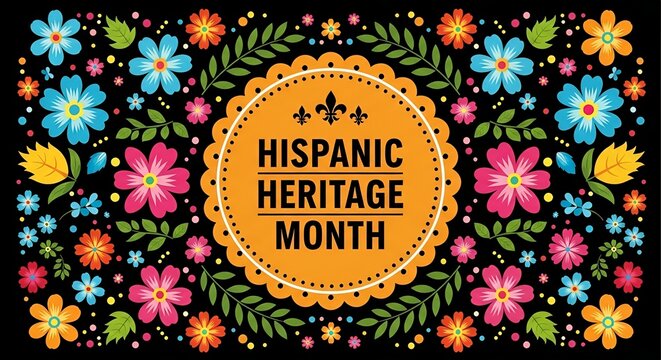 Hispanic Heritage Month Celebration A Vibrant Floral Design Honoring Culture and Legacy