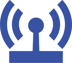 wi-fi signal icon fish simple icon. Vector ICON all icon Viktor	
