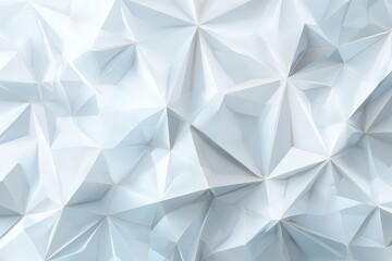 Abstract Geometric Background with Light Blue and Gold Triangles