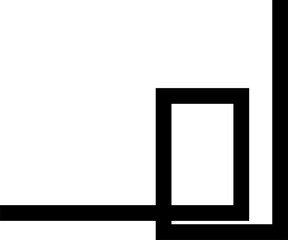 Geometric bold line shapes, zig zag, spiral, curves