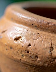 Close-up of terracotta pot