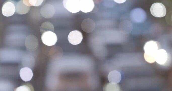blurred background traffic jam. bokeh background traffic jam