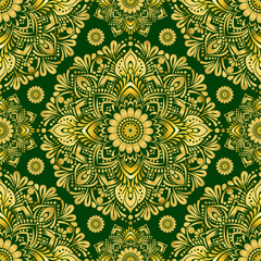 seamless pattern with flowers