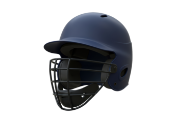 Isolated baseball batter's helmet for player protection, sport equipment, safety gear