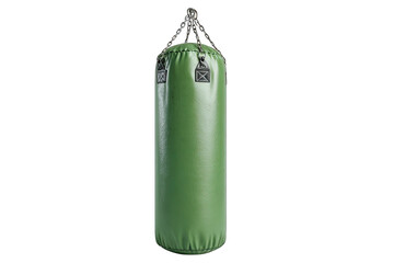 Punching bag on a white background