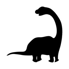 silhouette a dinosaurs big