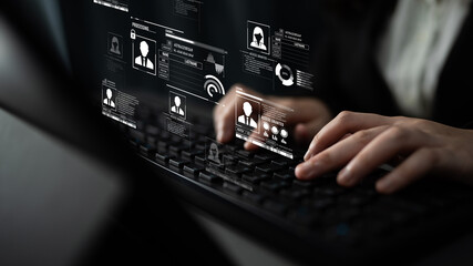 ID security ensures personal data protection with secure login systems, digital identity...