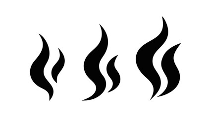 Set of three smoke design elements, perfect for adding a touch of mystery and intrigue to your creative projects