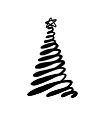 abstract christmas tree