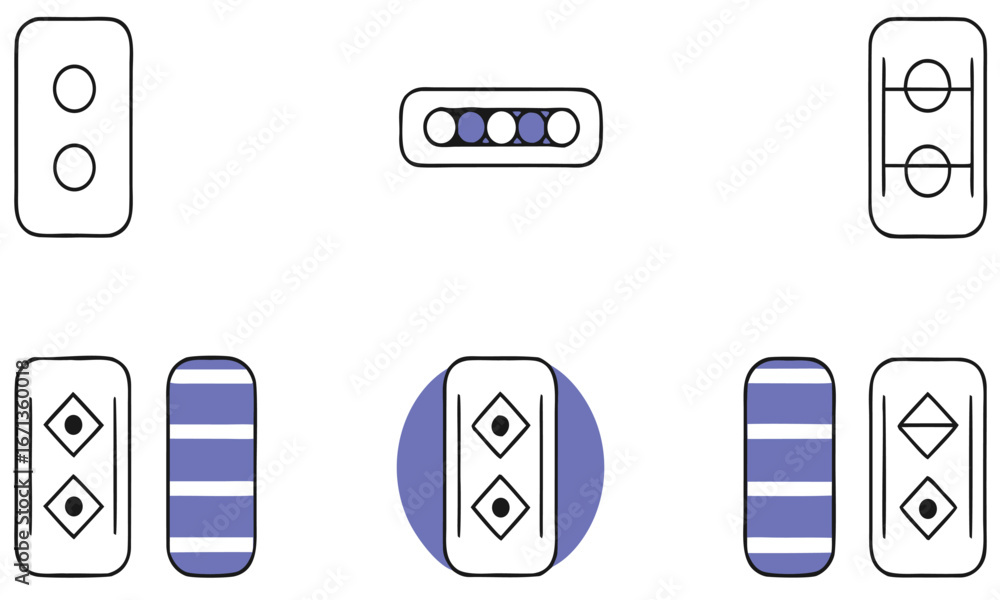 Poster modern and minimalist design elements for website ui, app interfaces, and digital projects