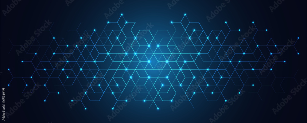 Poster abstract vector background with simple geometric figures and dots. graphic design element and polygo