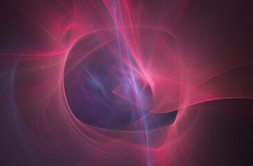 Fractal colored abstract on black background